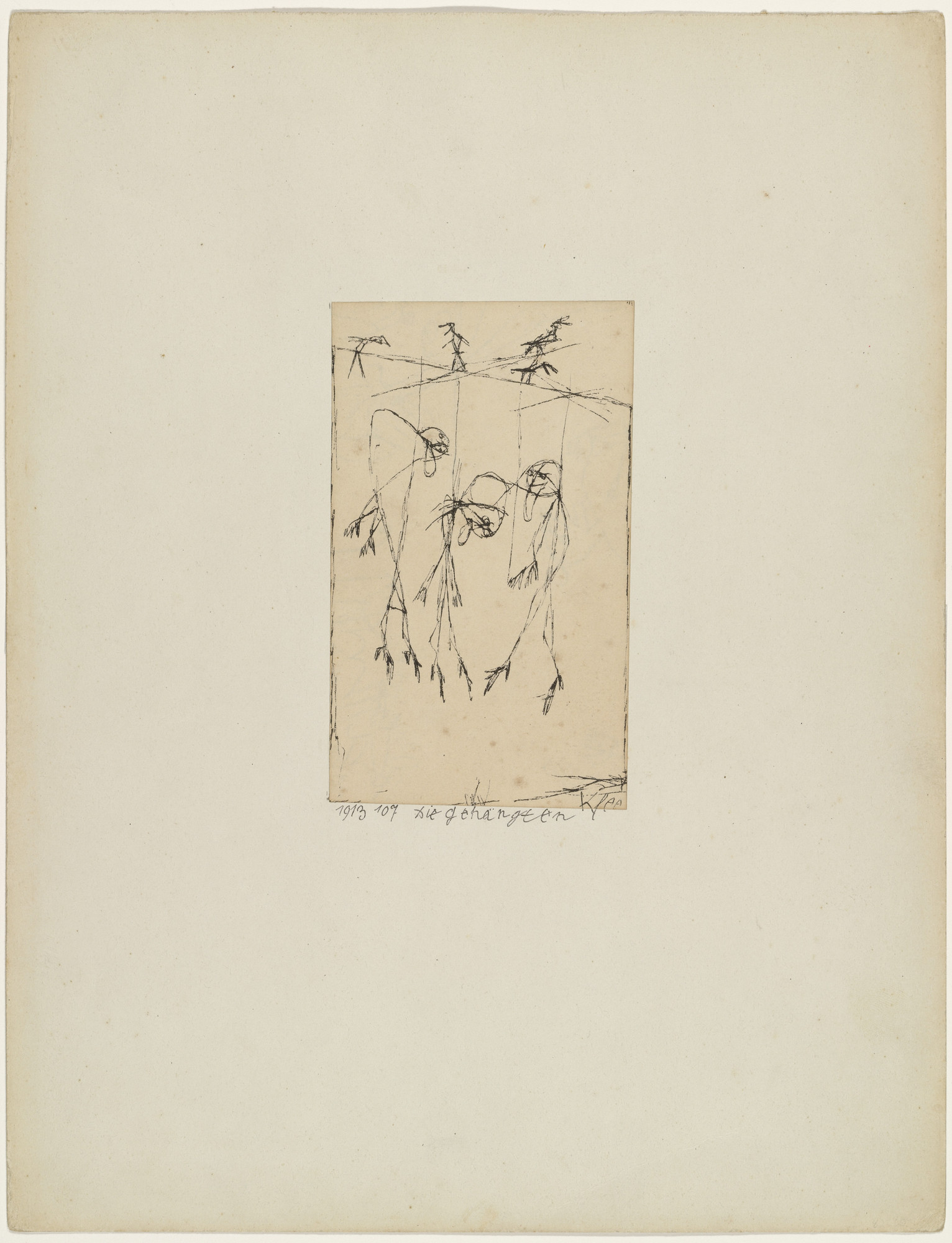 Paul Klee. The Hanged Ones ( Die Gehängten )