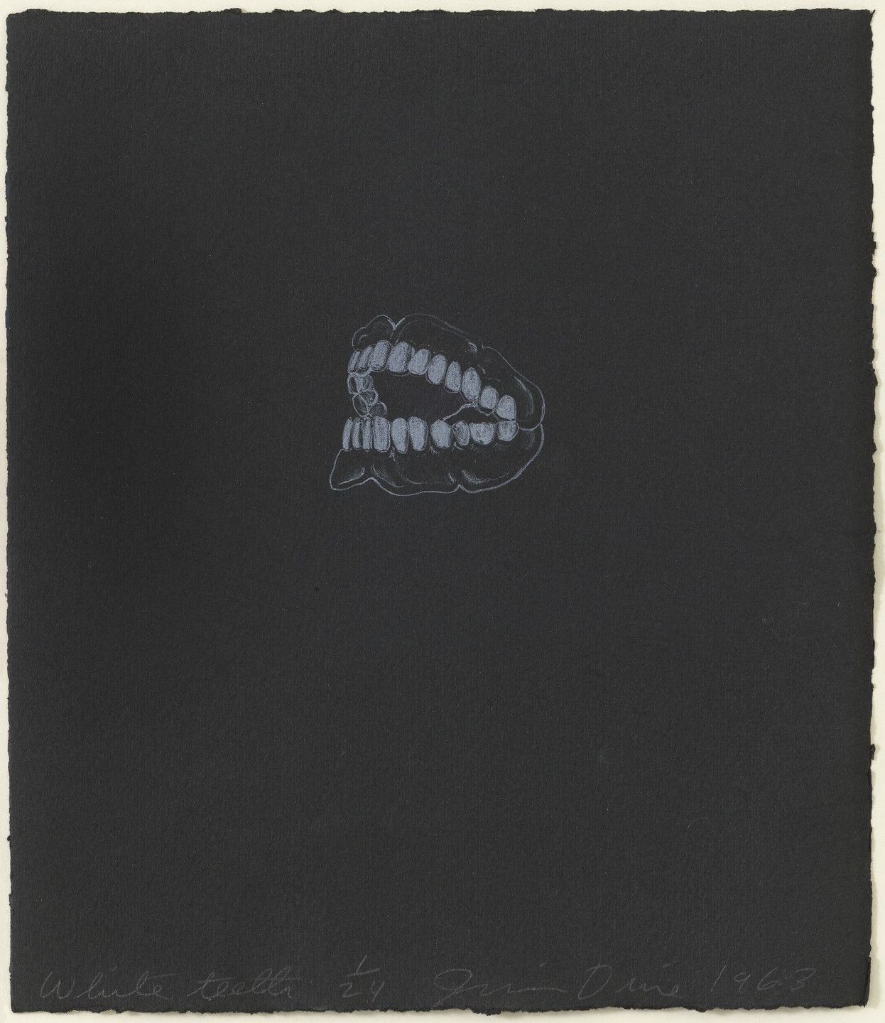 Jim Dine. White Teeth. 1963