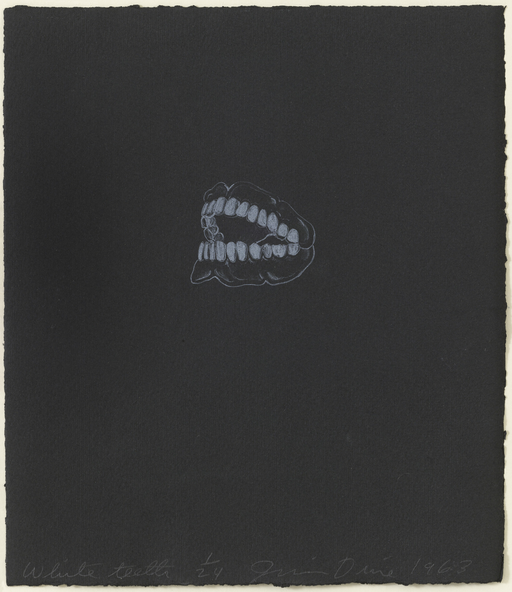 ジムダイン サイン入り moma Jim Dine. White Teeth. 1963 | MoMA