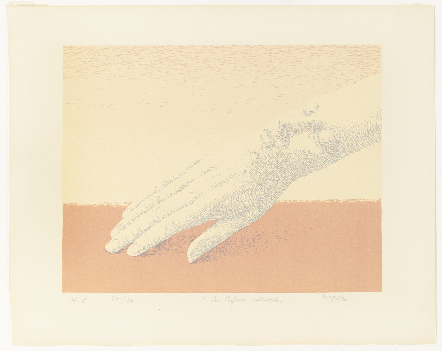 René Magritte. The Indiscreet Jewels ( Les bijoux indiscrets ). 1963