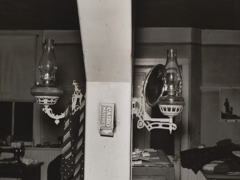 Old Lamps on House of Jim Hardin, Two Bit near Deadwood, South Dakota