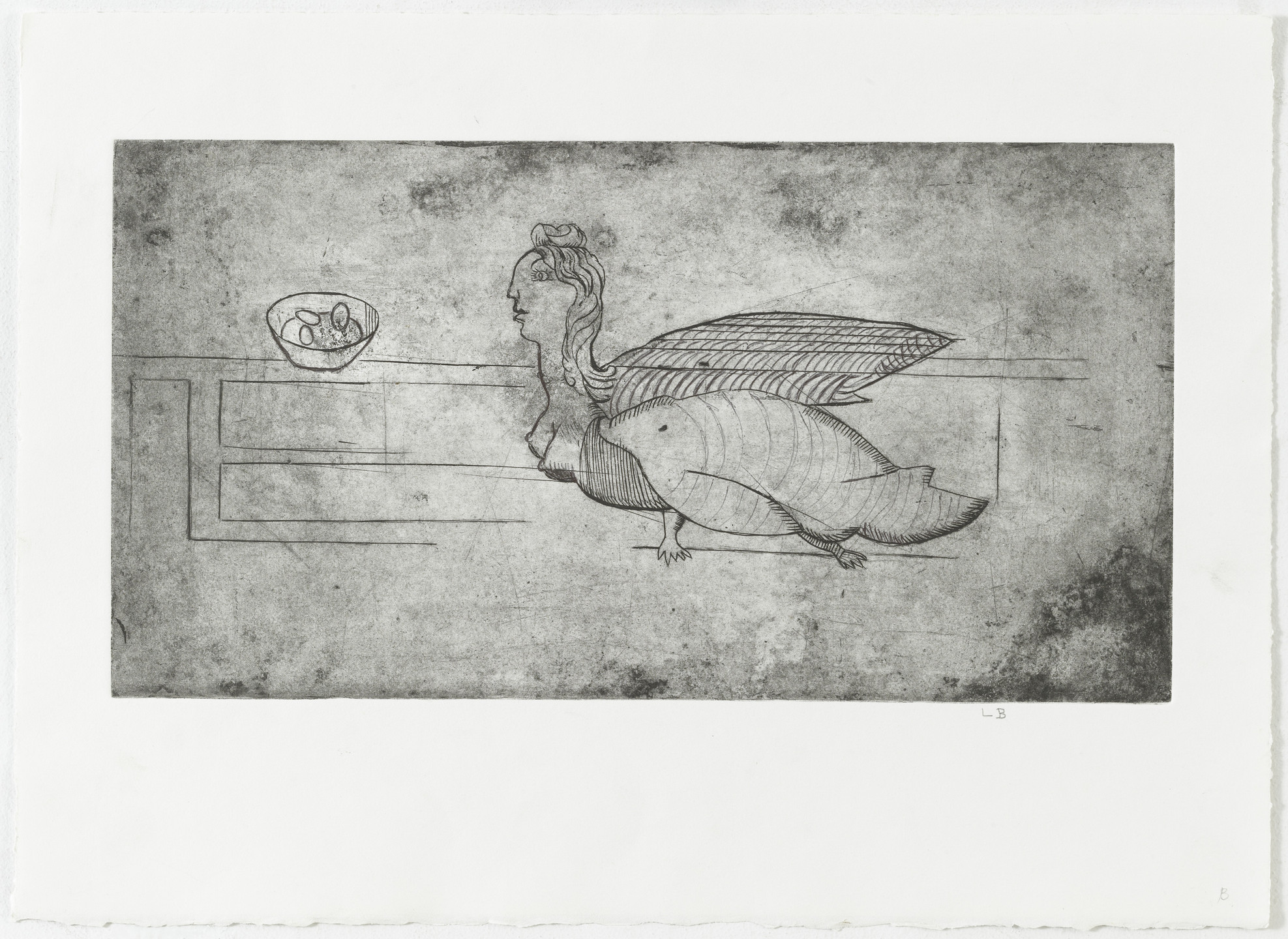 Louise Bourgeois. Bosom Lady. 1948, reprinted 1990
