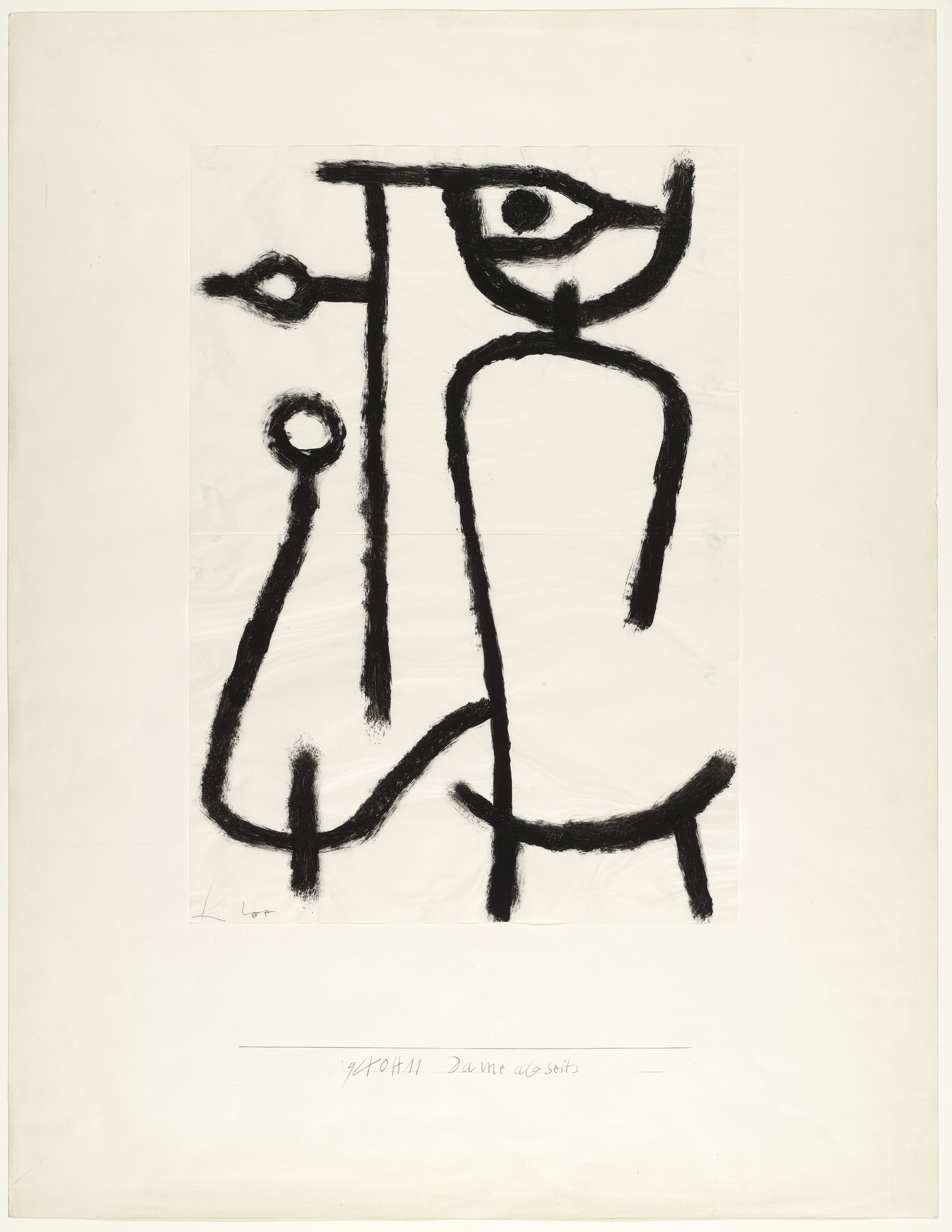 Paul Klee. Lady Apart ( Dame abseits ). 1940 | MoMA
