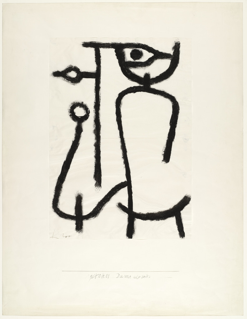 Lady Apart (Dame abseits) by Paul Klee