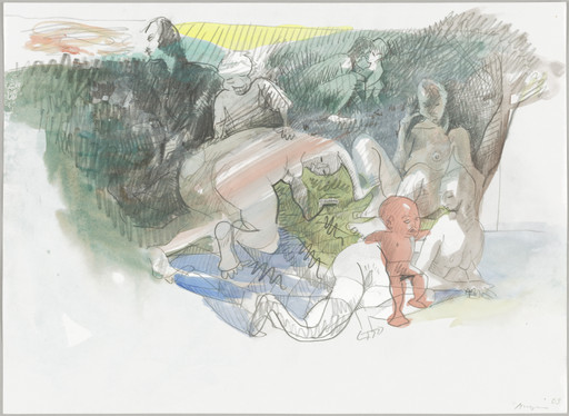 Siegfried Anzinger. Untitled (#14)