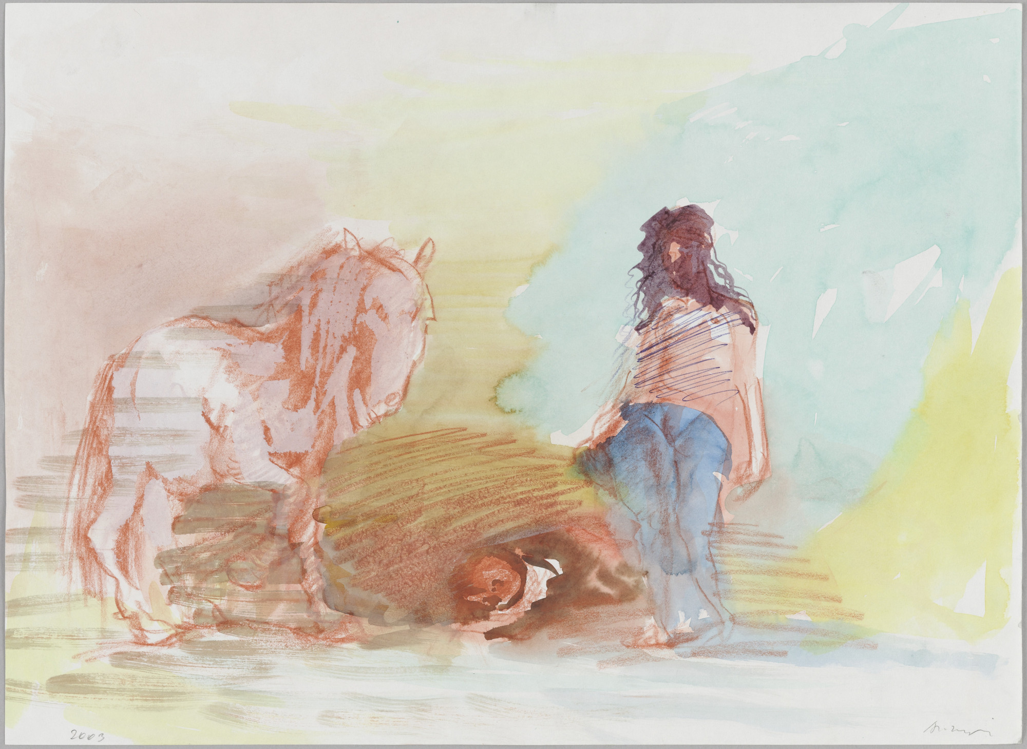 Siegfried Anzinger. Untitled (#8)
