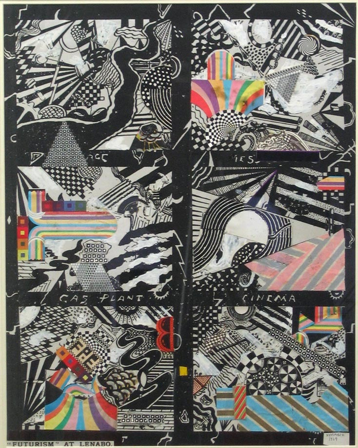 Eduardo Paolozzi. Futurism at Lenabo