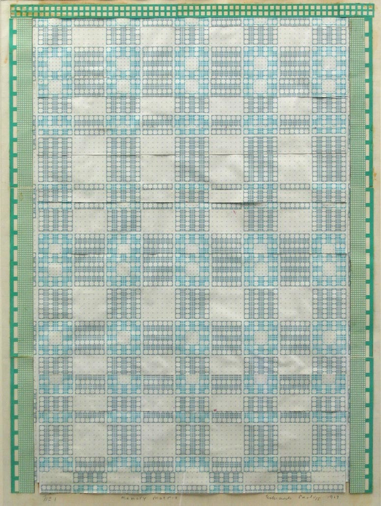 Eduardo Paolozzi. No 1 Memory Matrix, collage study for Universal Electronic Vacuum