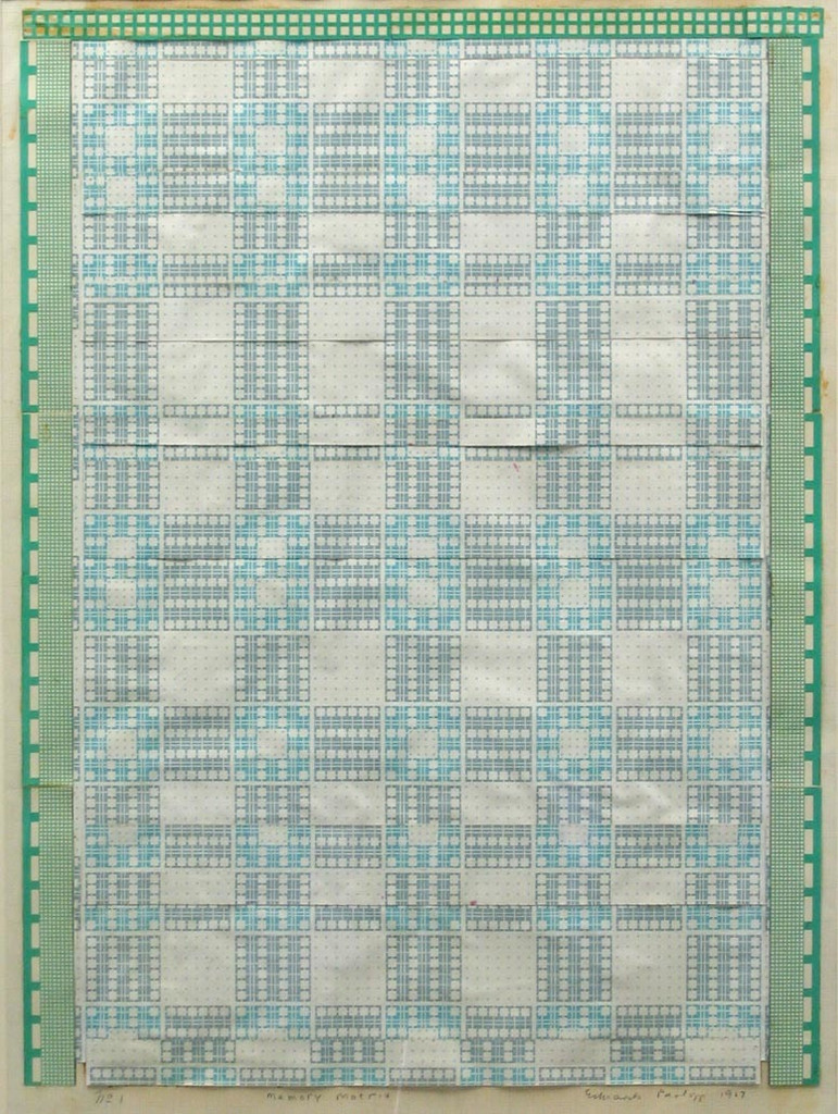 No 1 Memory Matrix, collage study for Universal Electronic Vacuum