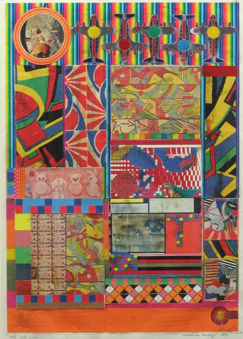 Eduardo Paolozzi. No 7 Sun City, collage study for Universal Electronic Vacuum. 1967