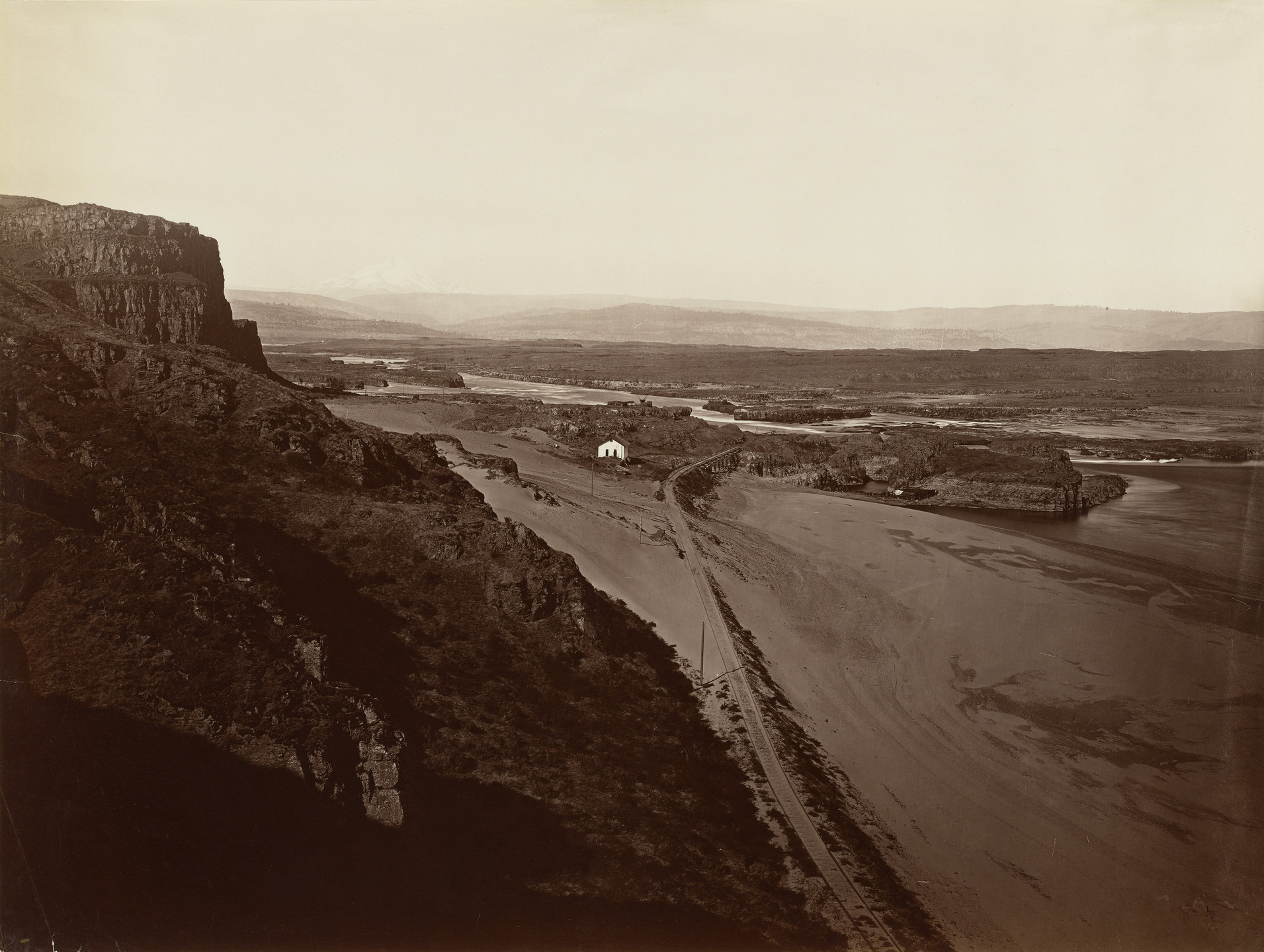 Carleton E. Watkins. The Dalles, Oregon. c. 1867