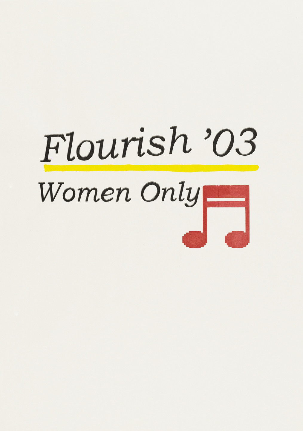 Lucy McKenzie. Untitled from Flourish Night Posters. 2002-03