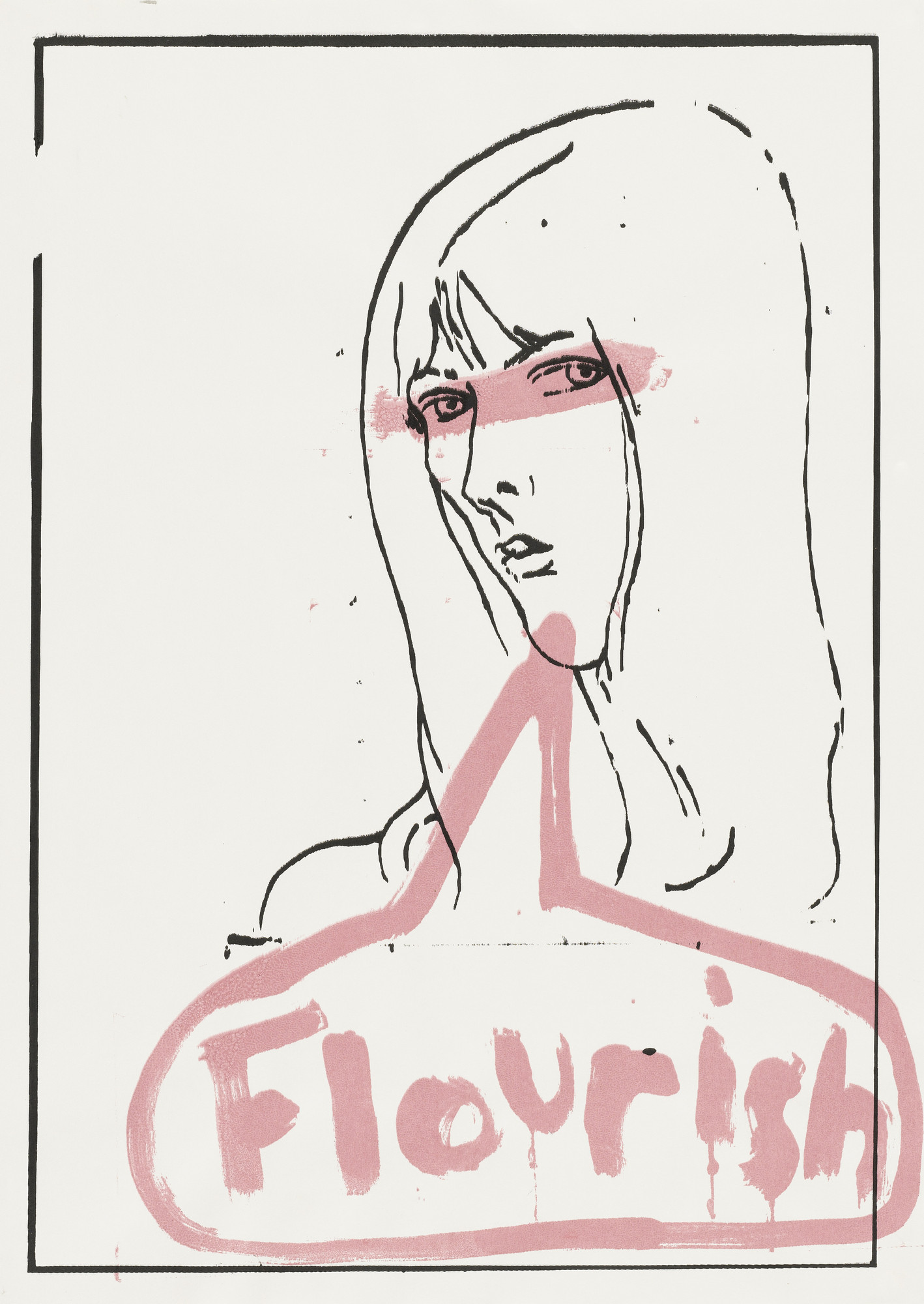 Lucy McKenzie. Untitled from Flourish Night Posters