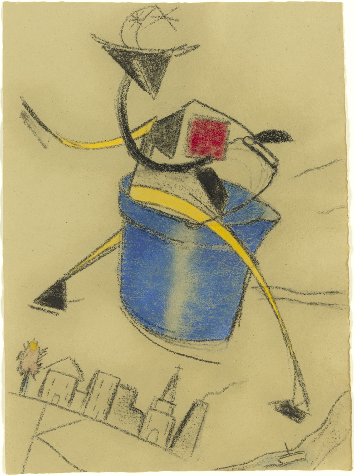 R. B. Kitaj. Bucket Rider