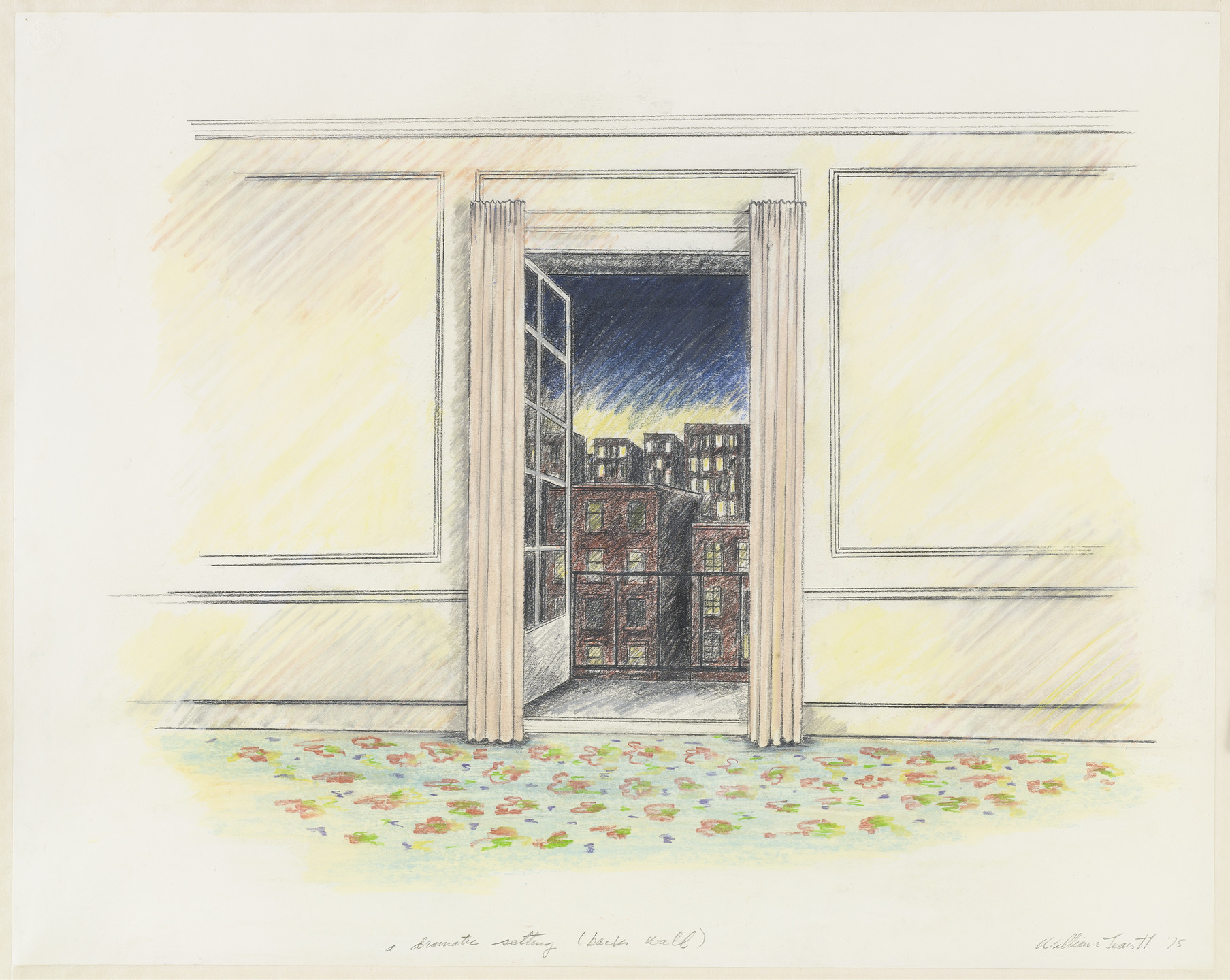 William Leavitt. A Dramatic Setting. 1975