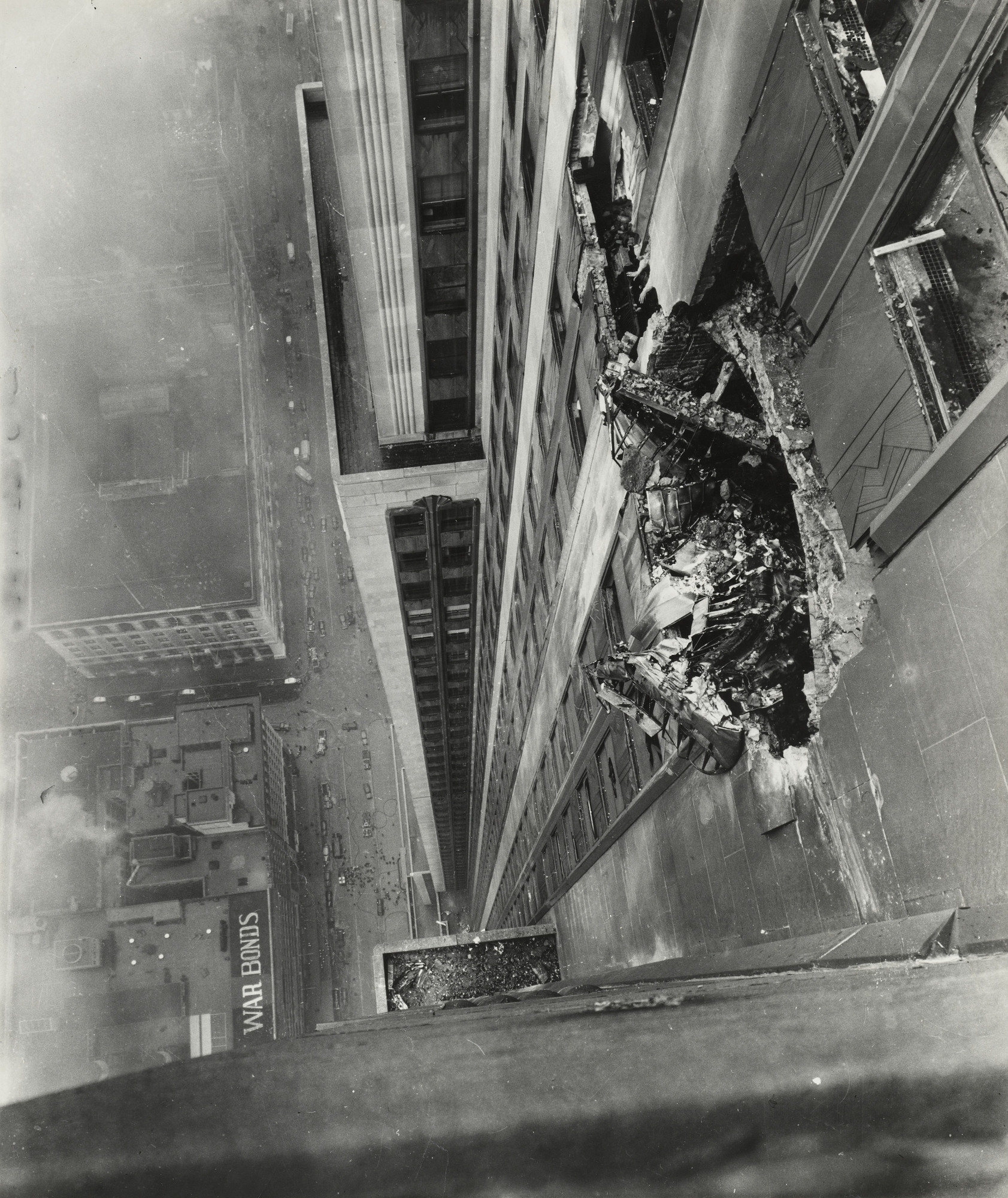 Ernie Sisto The New York Times Where Bomber Crashed Into The Empire State Building July 28 1945 Moma
