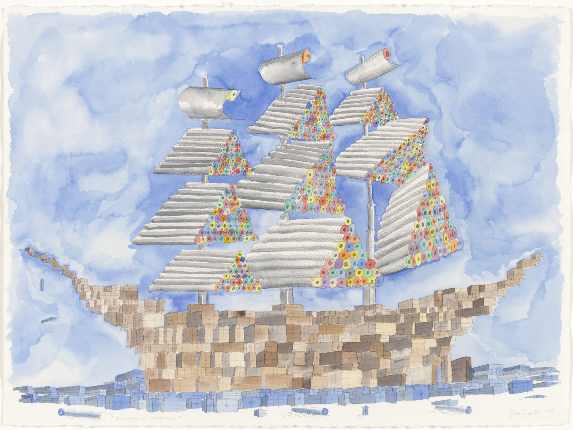 Joe Zucker. Robocrate Flagship. 2003