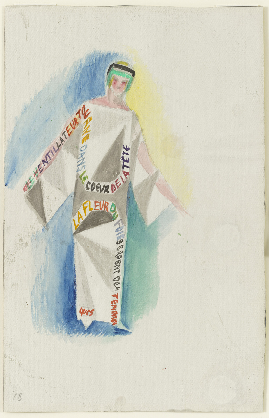 Sonia Delaunay. Robe Poeme No. 1329. 1923