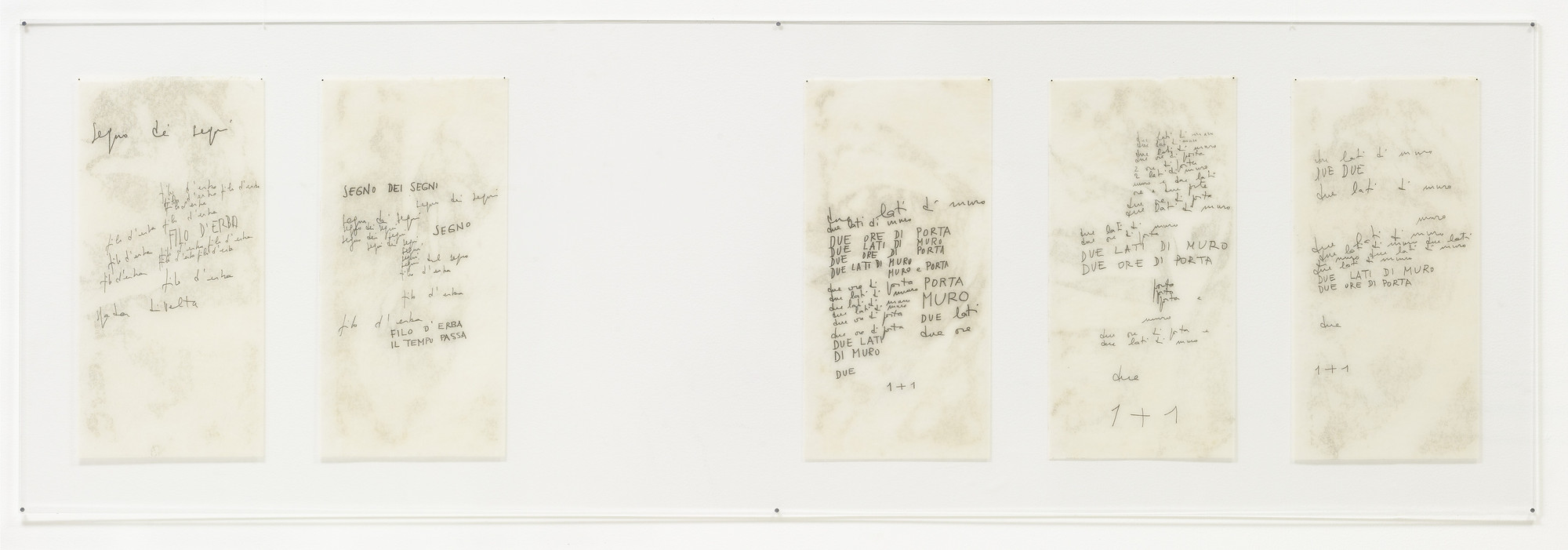 Mira Schendel. Sign of Signs (Segno dei Segni). 1964–65