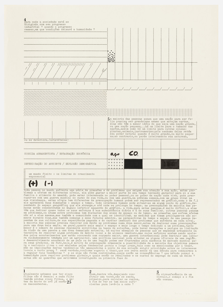 Untitled from the series Typed Writings (Datiloscritos)