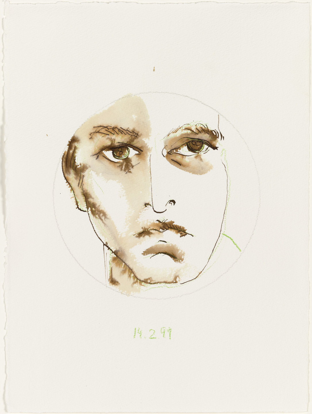 Thomas Schütte. Mirror Drawing 14-2-99. 1999
