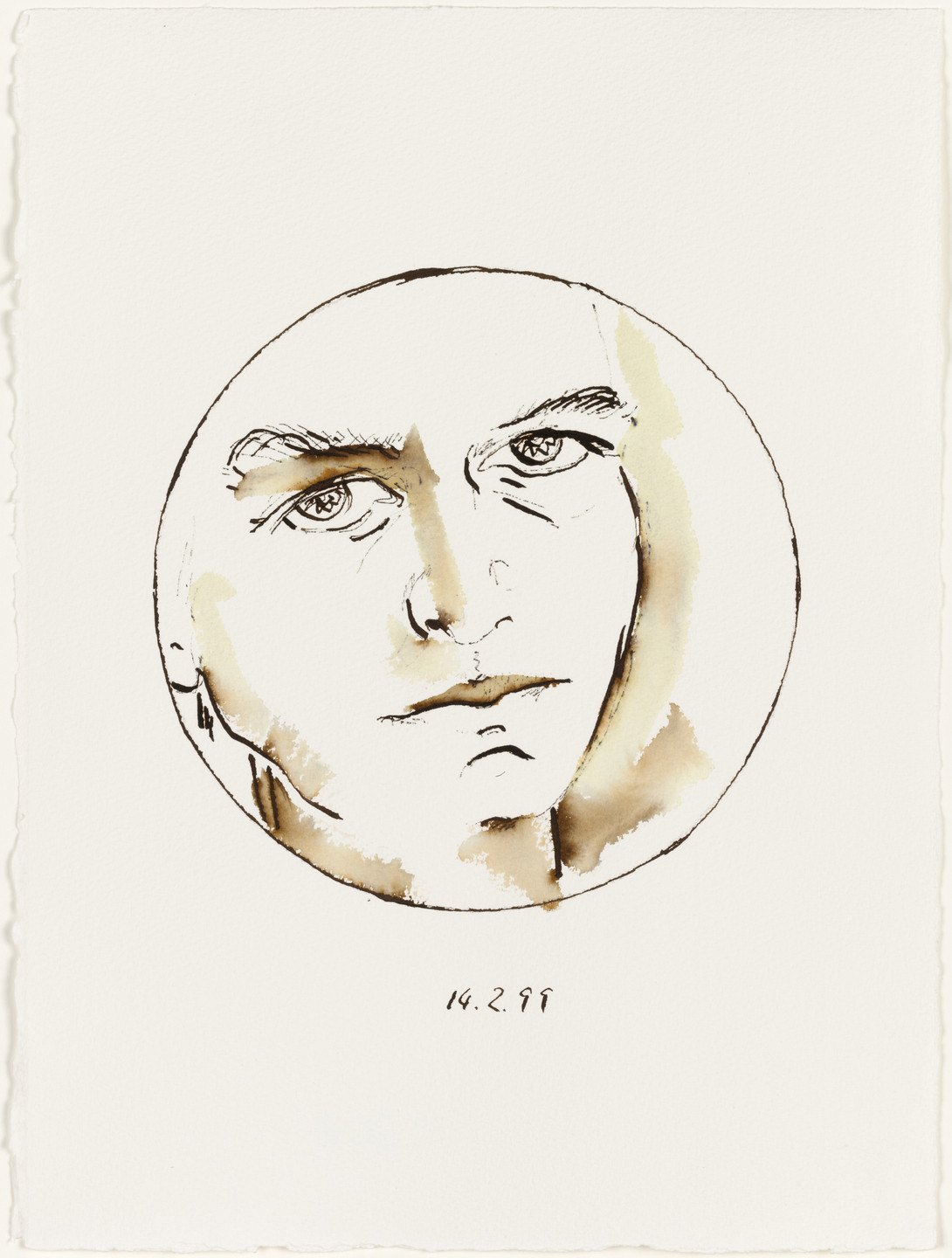 Thomas Schütte. Mirror Drawing 14-2-99. 1999