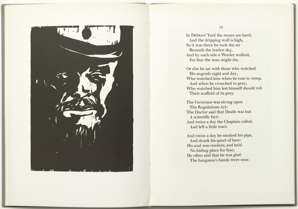 Plate (folio 10 verso) from The Ballad of Reading Gaol