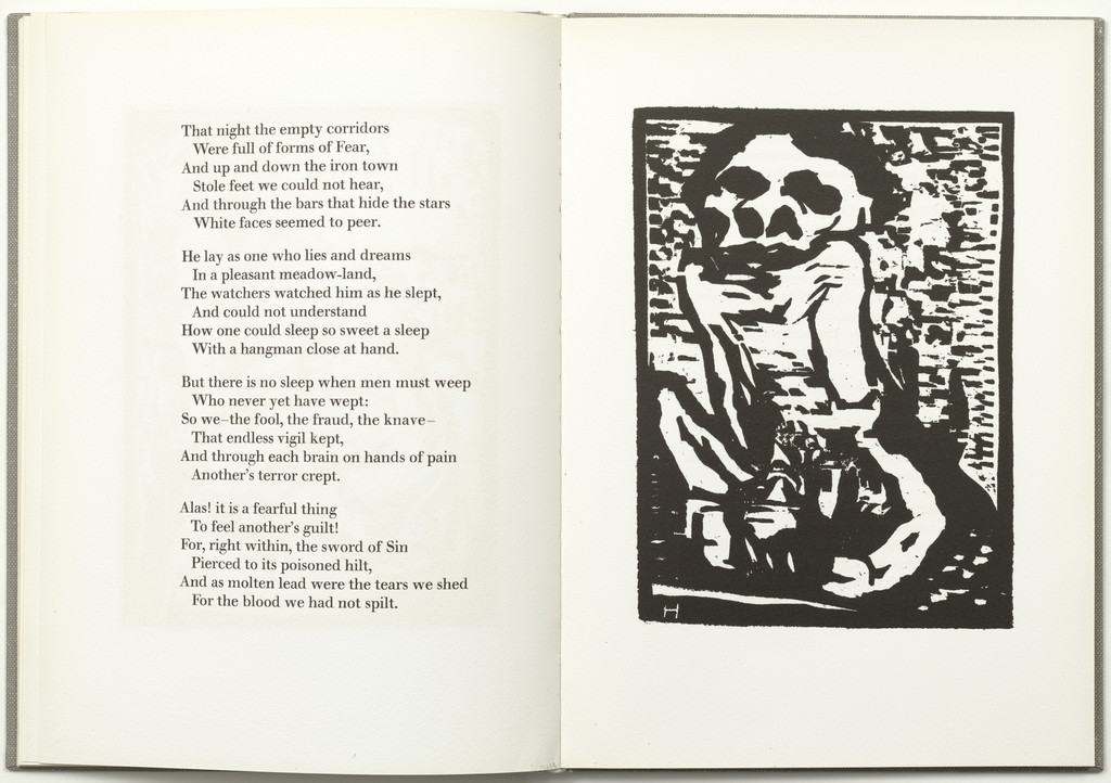 Plate (folio 14) from The Ballad of Reading Gaol, Erich Heckel, 1963 (original executed in 1907)