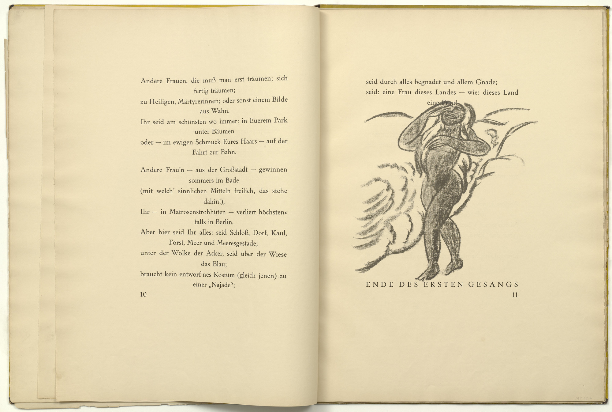 Max Pechstein. Untitled (tailpiece, page 11) from Die Samländische Ode (The Samland Ode). 1918 (executed 1917)