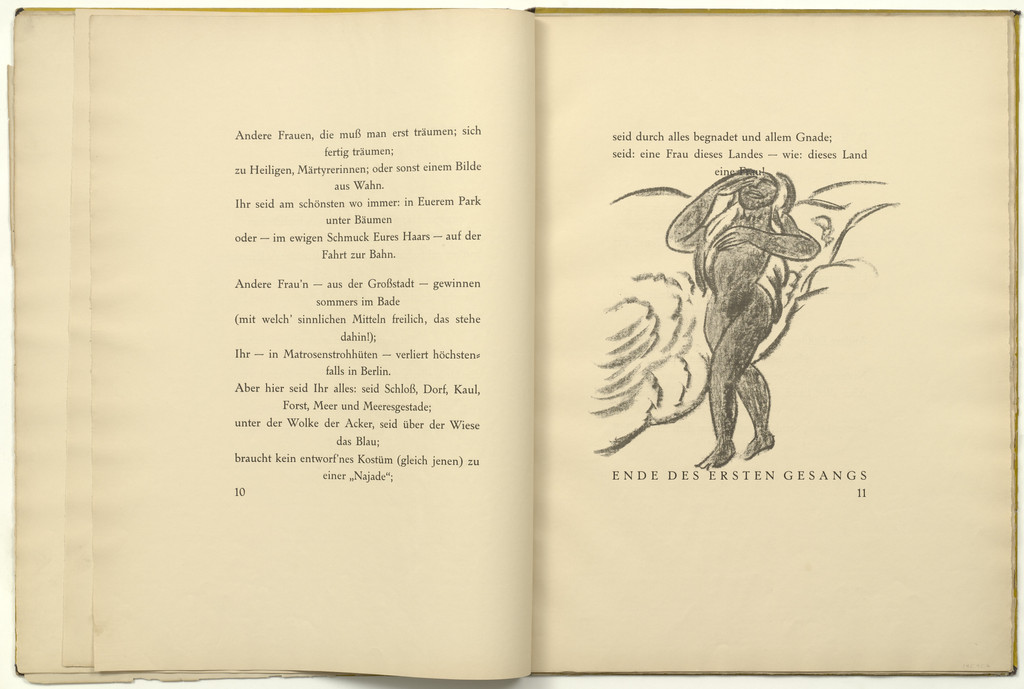 Untitled (tailpiece, page 11) from Die Samländische Ode (The Samland Ode)