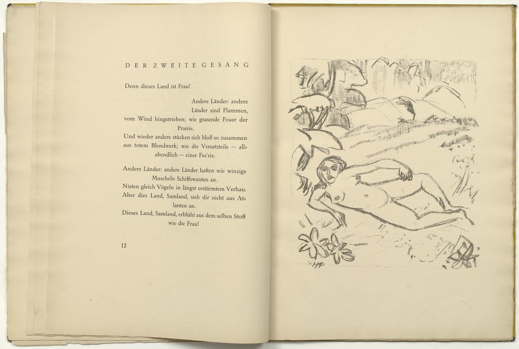 Untitled (plate, facing page 12) from Die Samländische Ode (The Samland Ode)