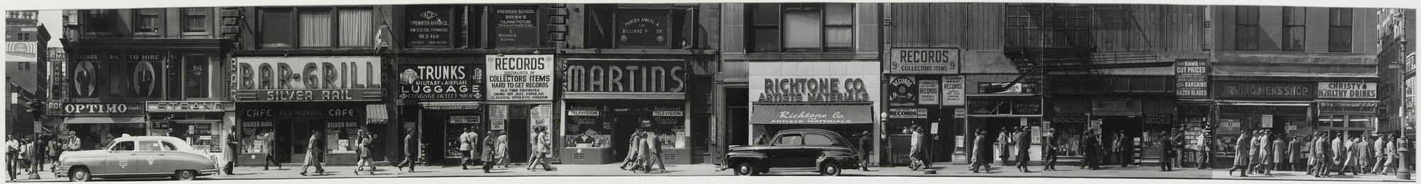 Todd Webb. Sixth Avenue between 43rd and 44th Streets, New York. 1948