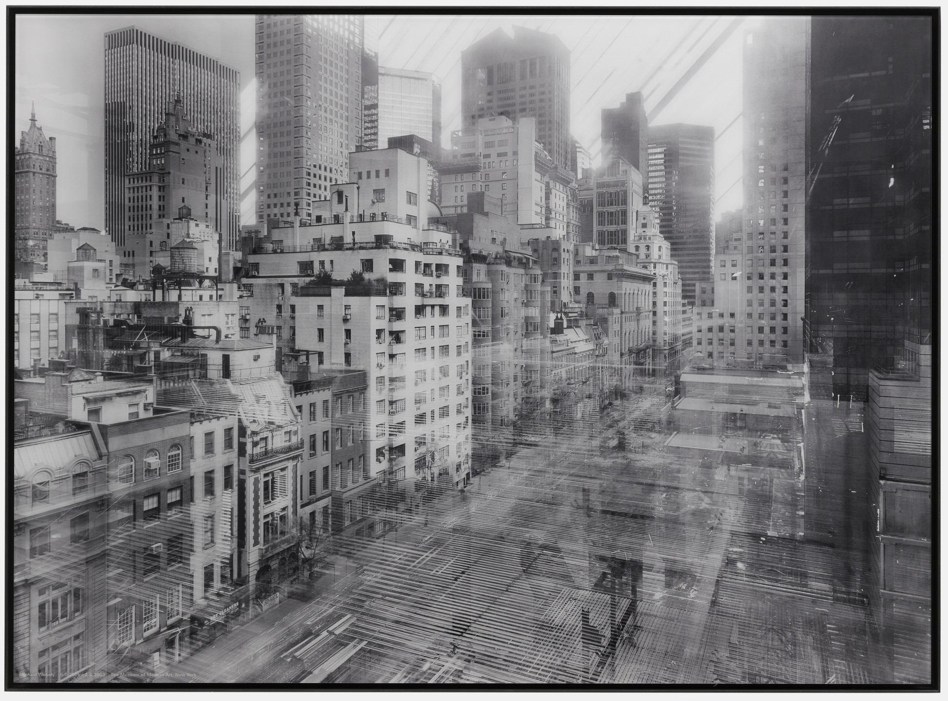 Michael Wesely. 9 August 2001 - 2 May 2003 The Museum of Modern Art, New York. 2001-03