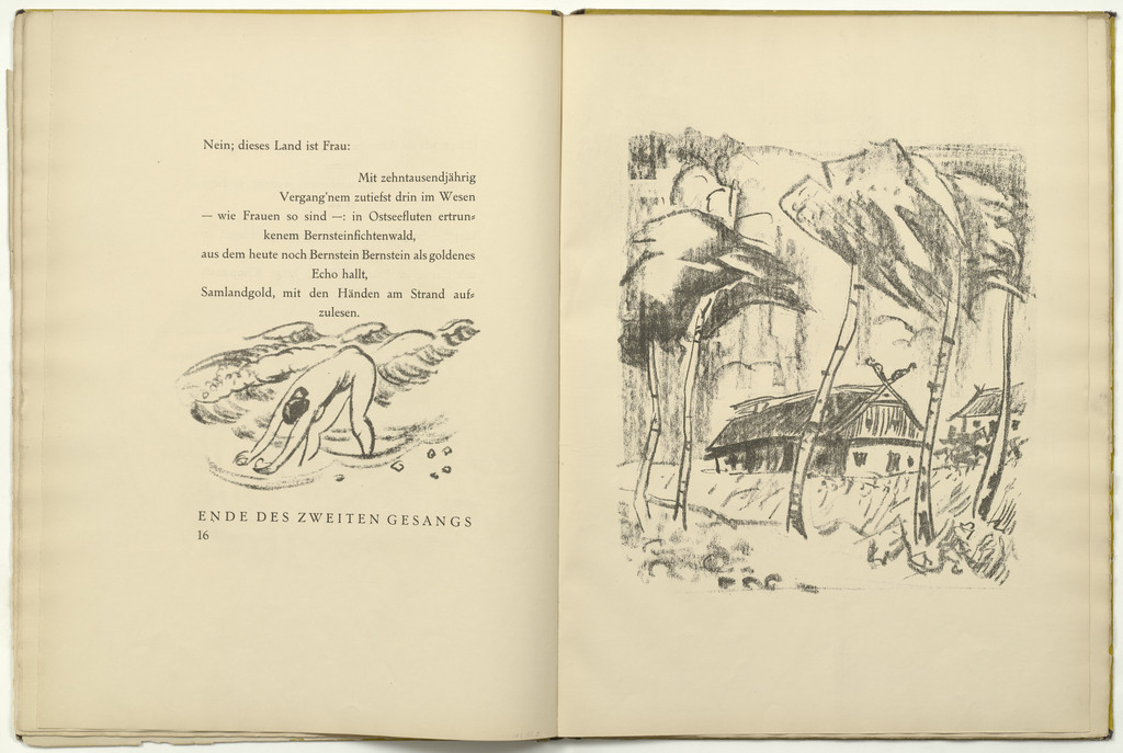 Untitled (tailpiece, page 16) from Die Samländische Ode (The Samland Ode)