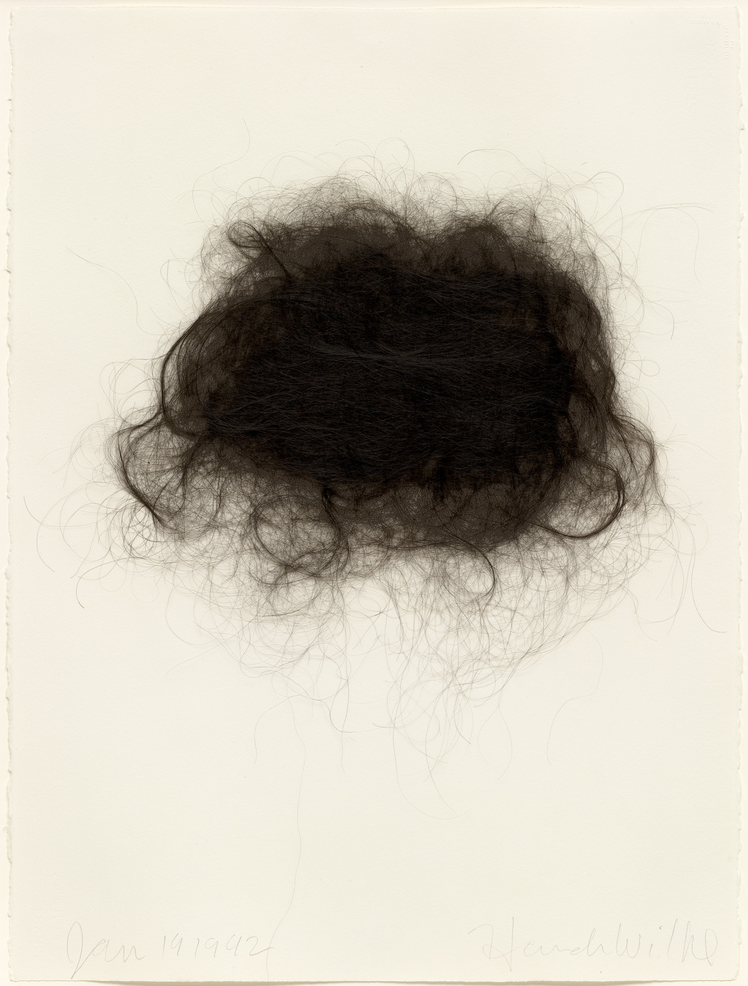 Hannah Wilke. Brushstrokes No. 7 
January 19, 1992 
