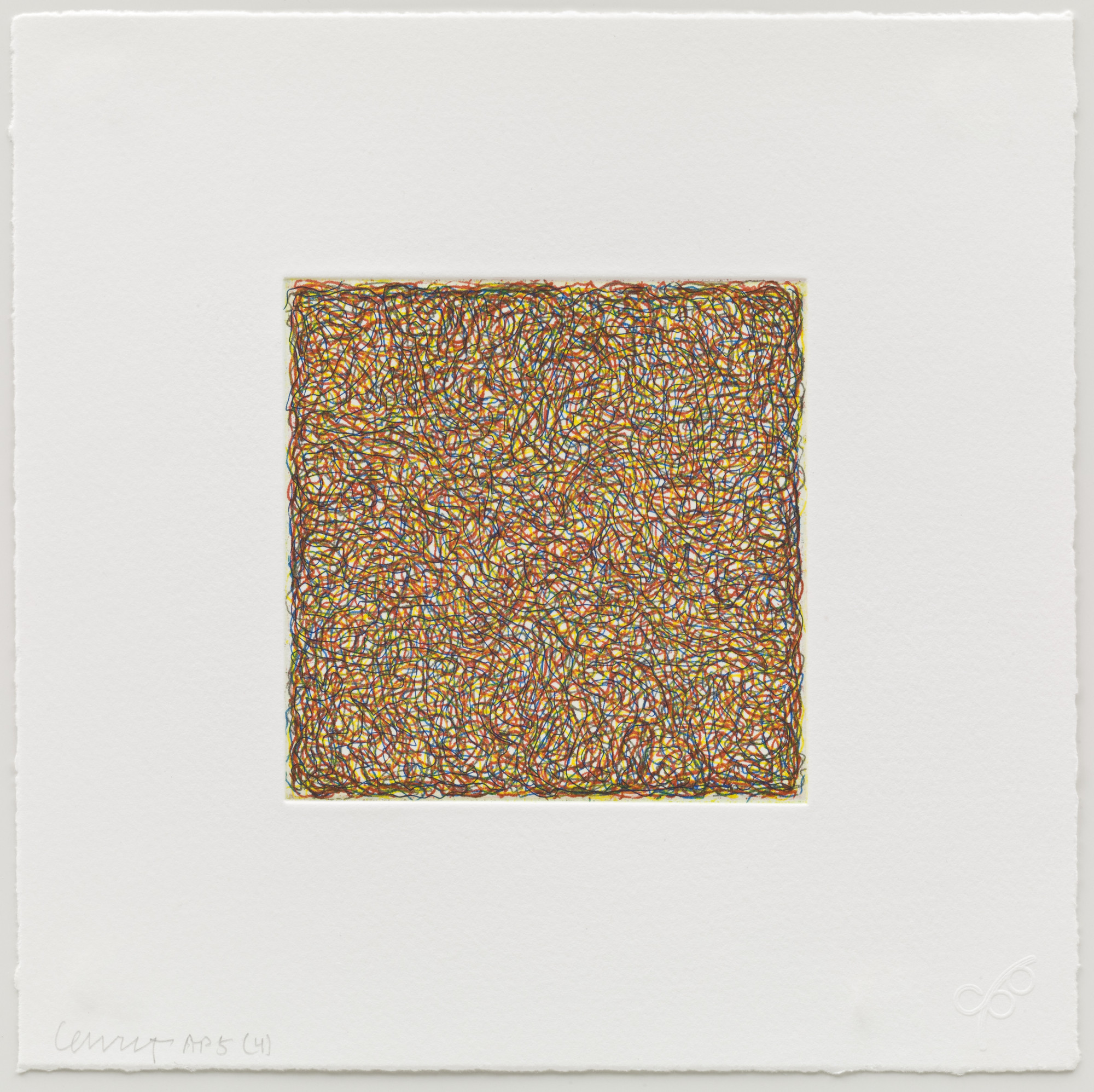Sol LeWitt. (4) from Eight Small Etchings/Color
