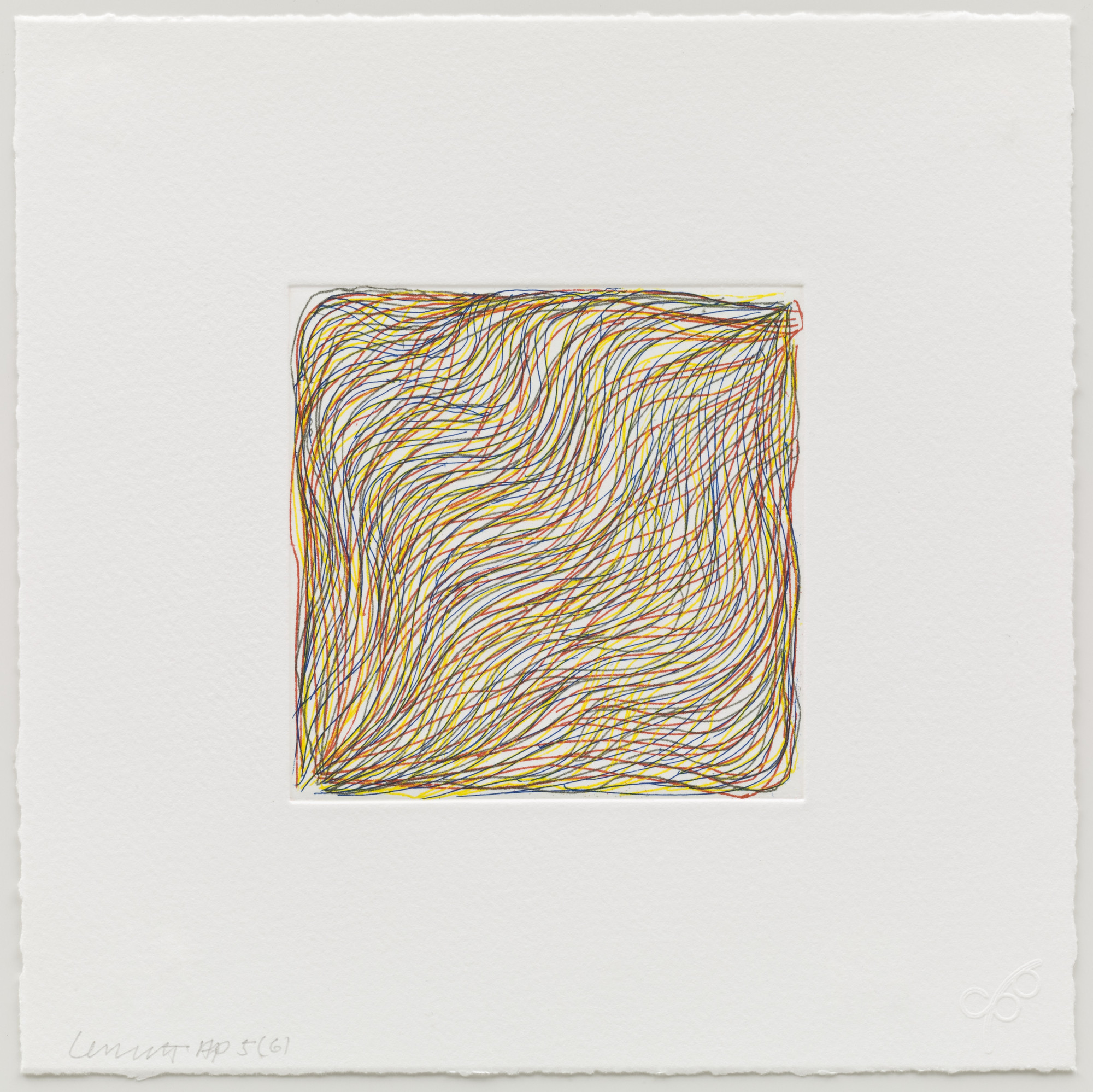 Sol LeWitt. (6) from Eight Small Etchings/Color