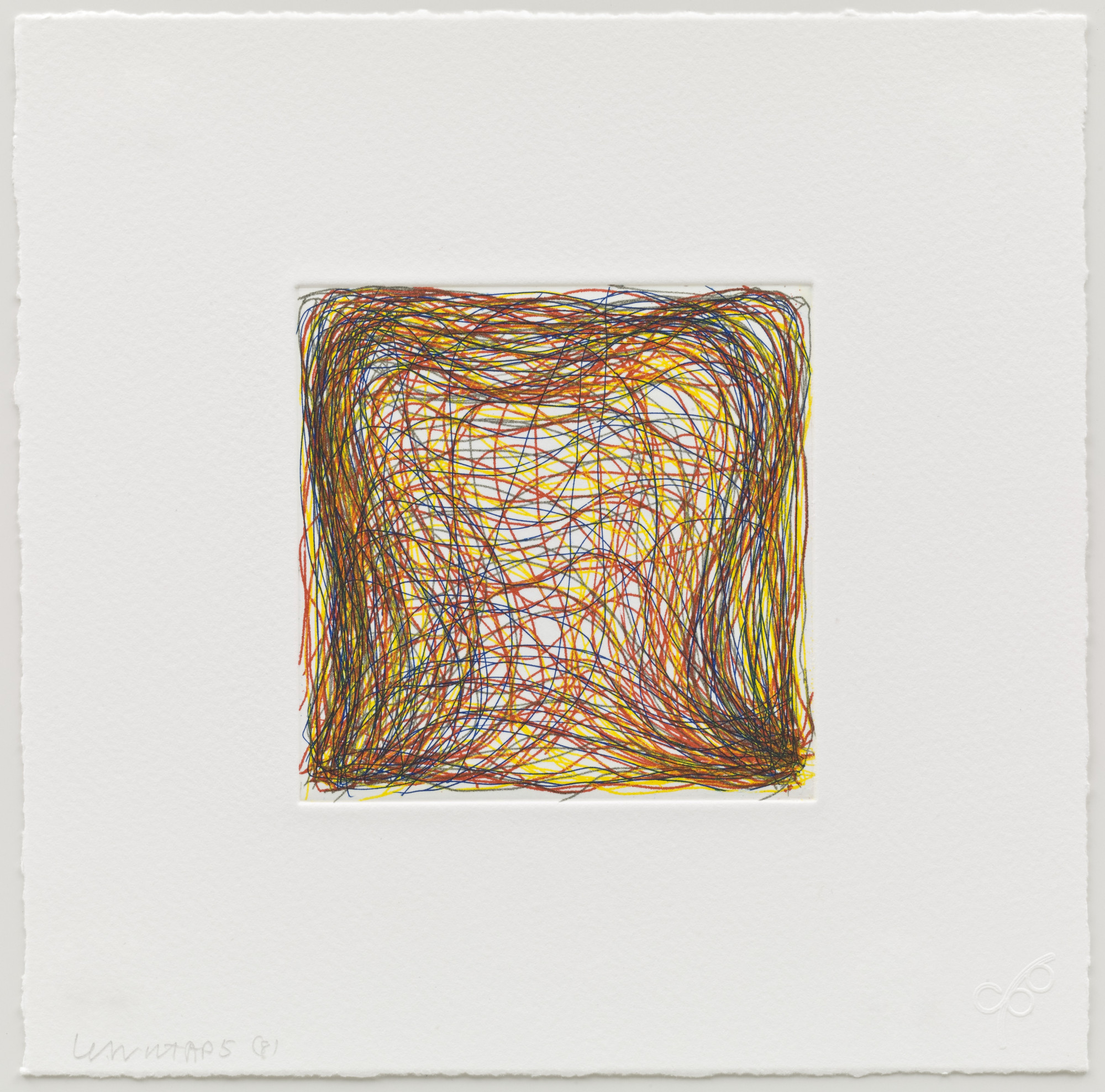 Sol LeWitt. (8) from Eight Small Etchings/Color