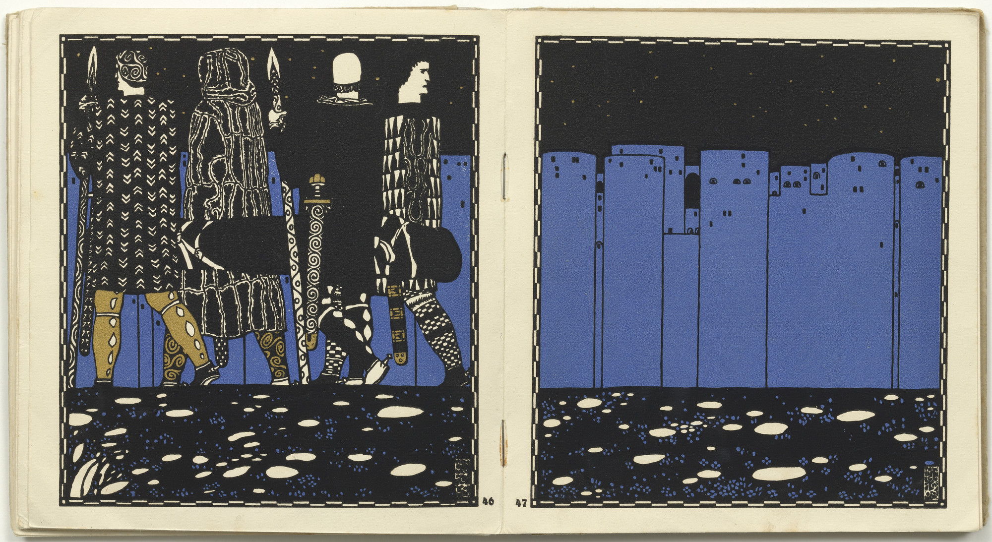 Carl Otto Czeschka. Untitled from Die Nibelungen (The Nibelungs)