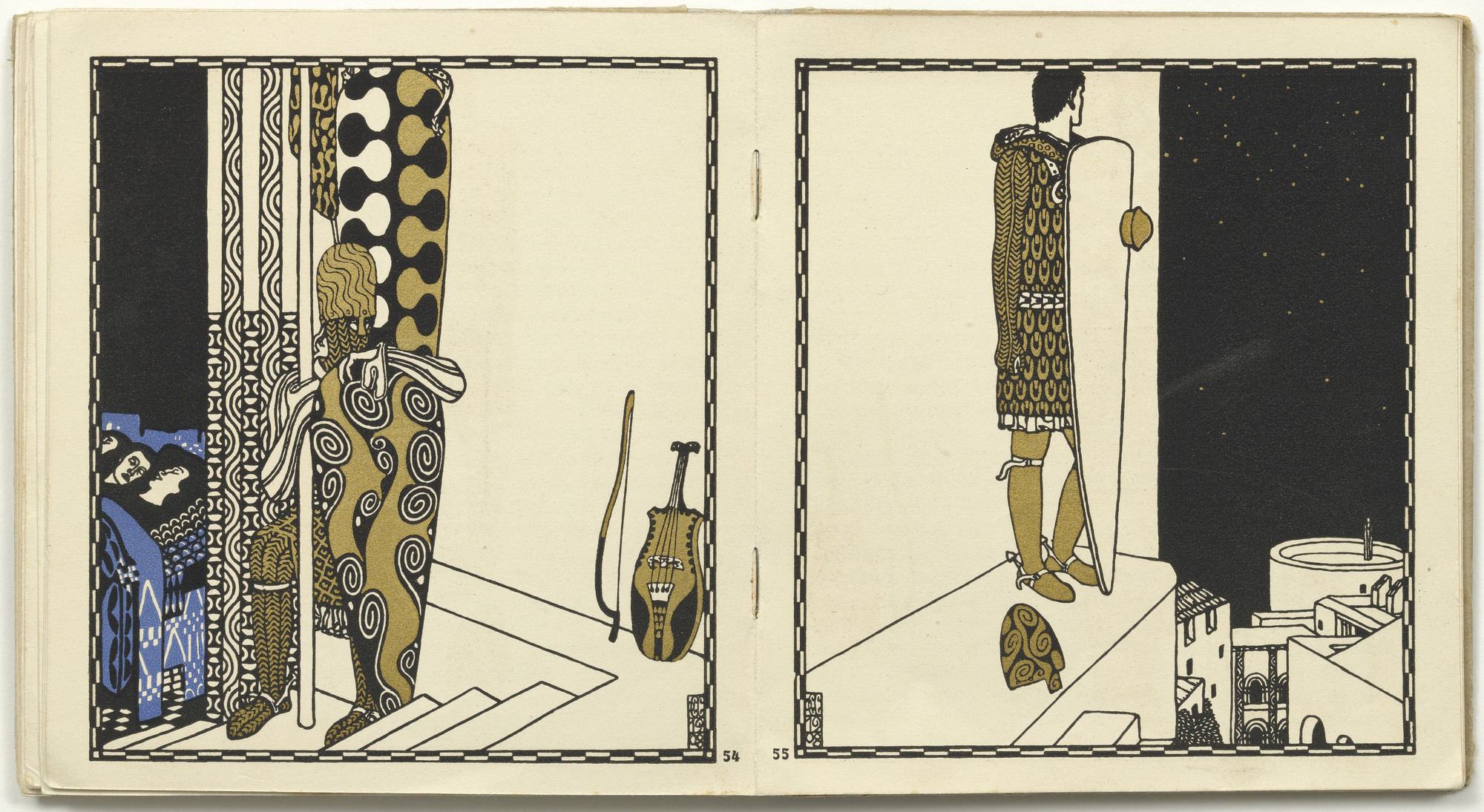 Carl Otto Czeschka. Untitled from Die Nibelungen (The Nibelungs)