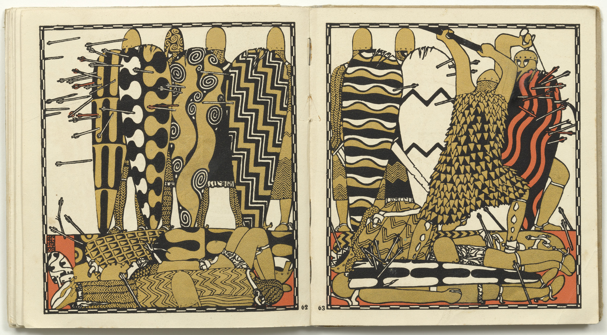 Carl Otto Czeschka. Untitled from Die Nibelungen (The Nibelungs)