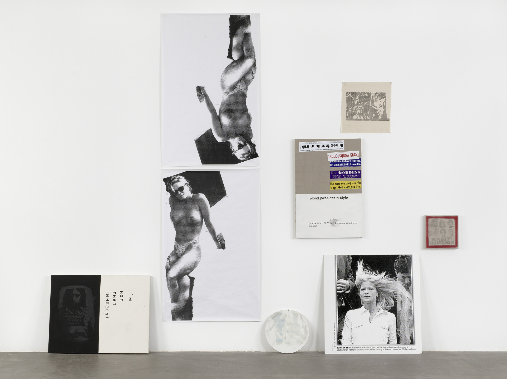 Nate Lowman. Untitled (History of the SUV-No Blond Jokes). 2003