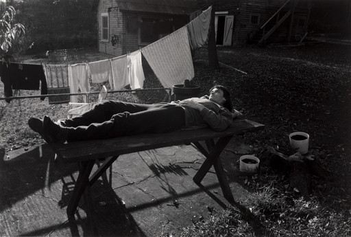 Rita on Patio Table, Hankins