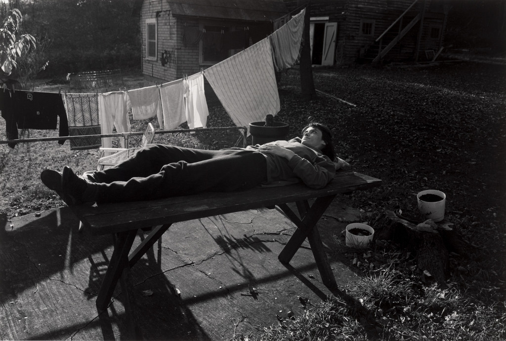 Rita on Patio Table, Hankins