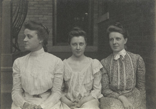 Mrs. Frances DeForest Martin Breed with her two sisters