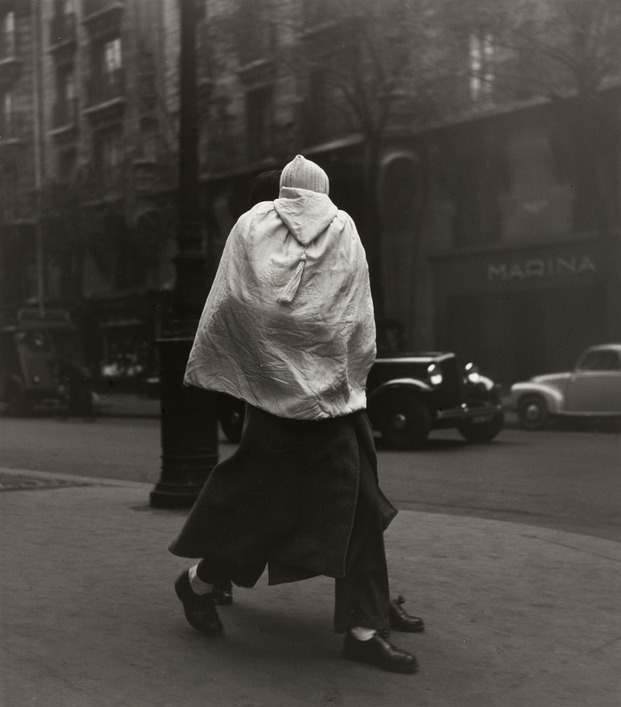 Louis Stettner. Family Walking, 14th arrondissement (Manège) Paris. c. 1949