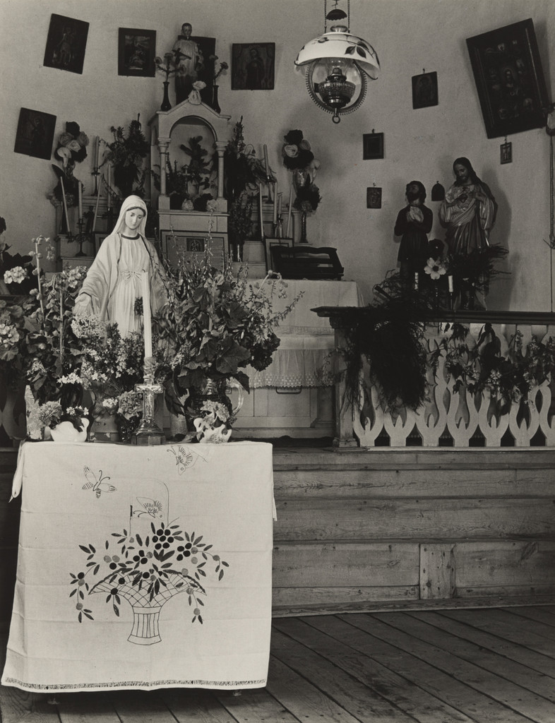 New Mexico Church Altar, John Candelario, 1944