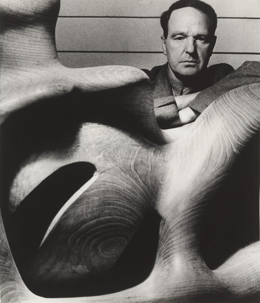Henry Moore in His Studio at Much Hadham, Hertfordshire