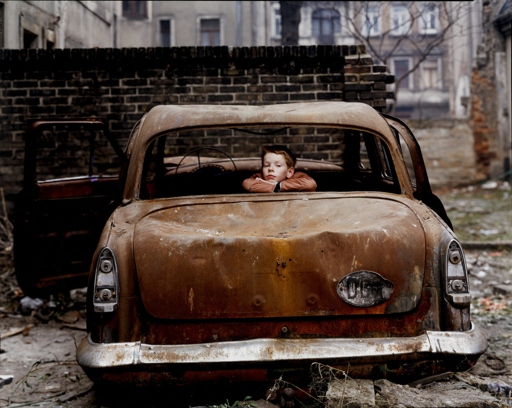Boy in a Wrecked Car, Dresden