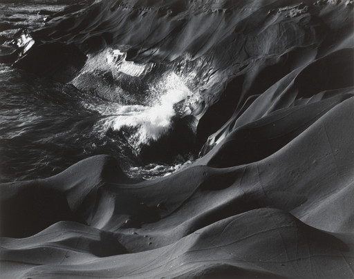 Surf and Eroded Rock, Cape Kiwanda, Oregon